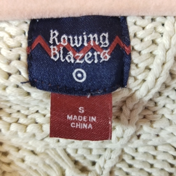 Rowing Blazers for Target croquet rainbow cableknit sweater - Picture 6 of 12